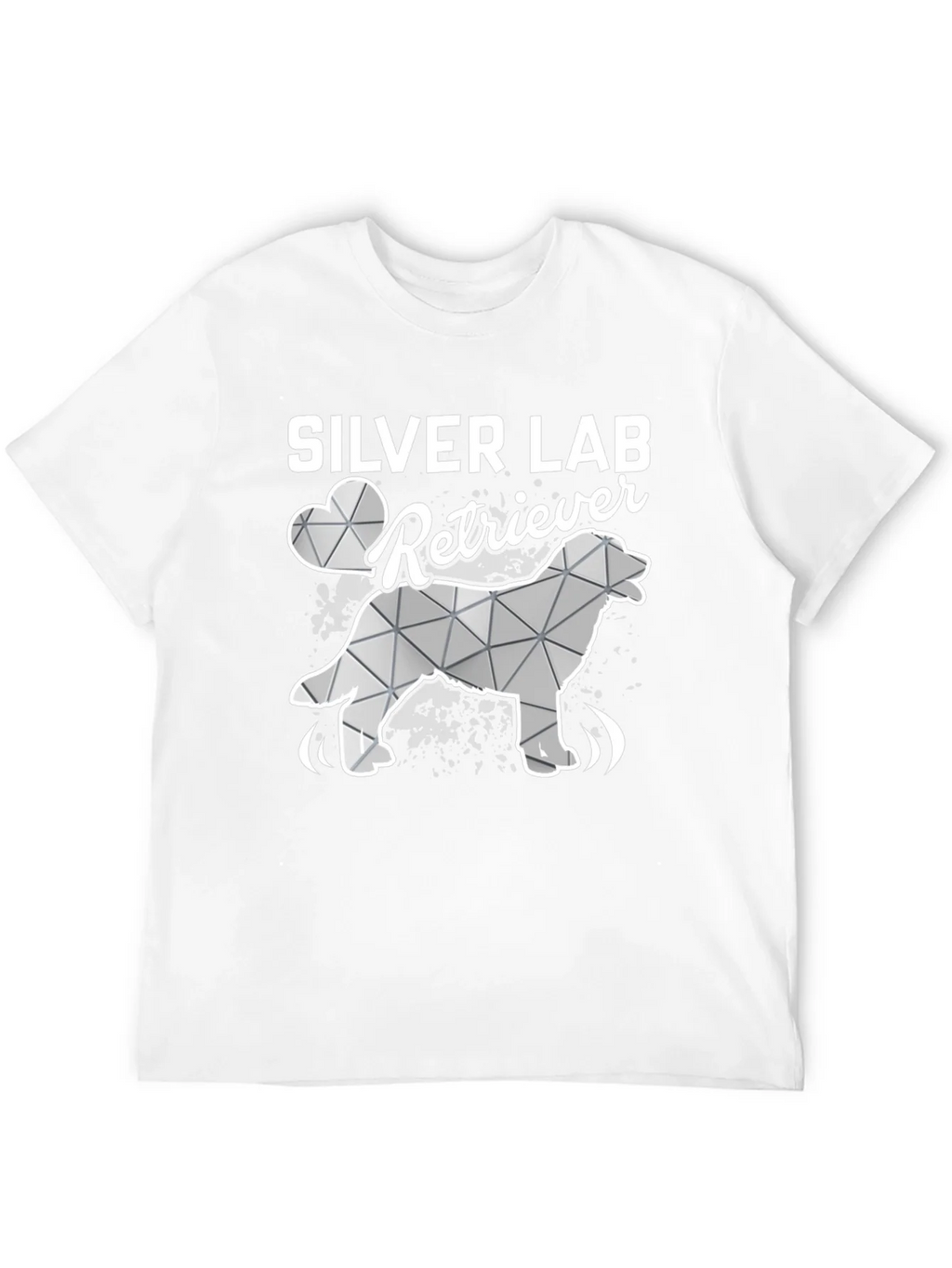 Silver Lab Retriever Graphic T-Shirt