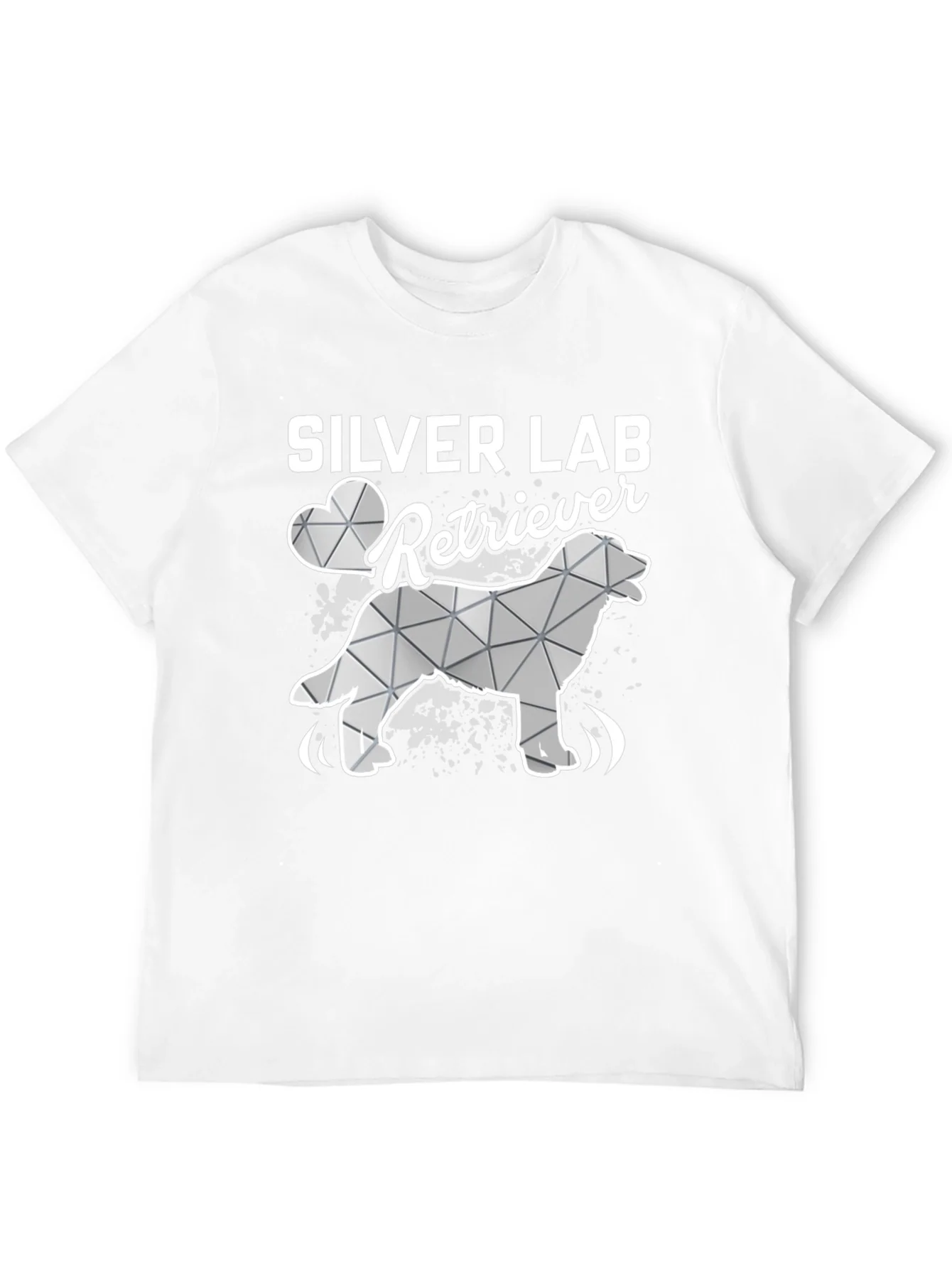 Silver Lab Retriever Graphic T-Shirt