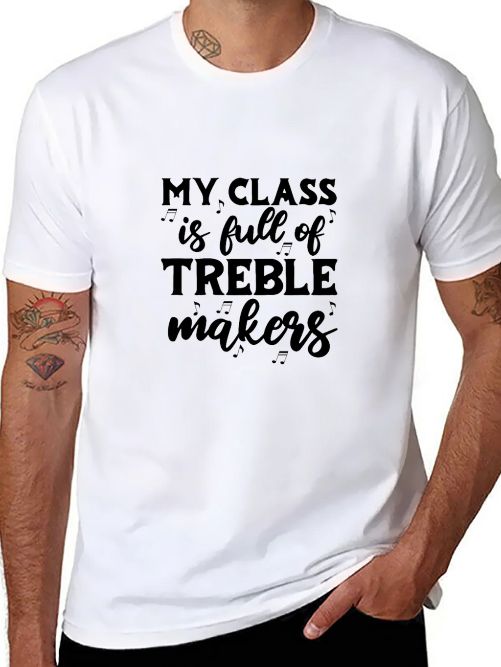 Funny Music Teacher T-Shirt: Treble Makers