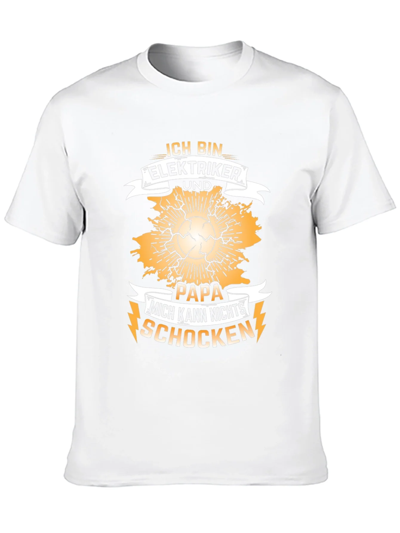 Electrician Dad T-Shirt - I Cant Be Shocked