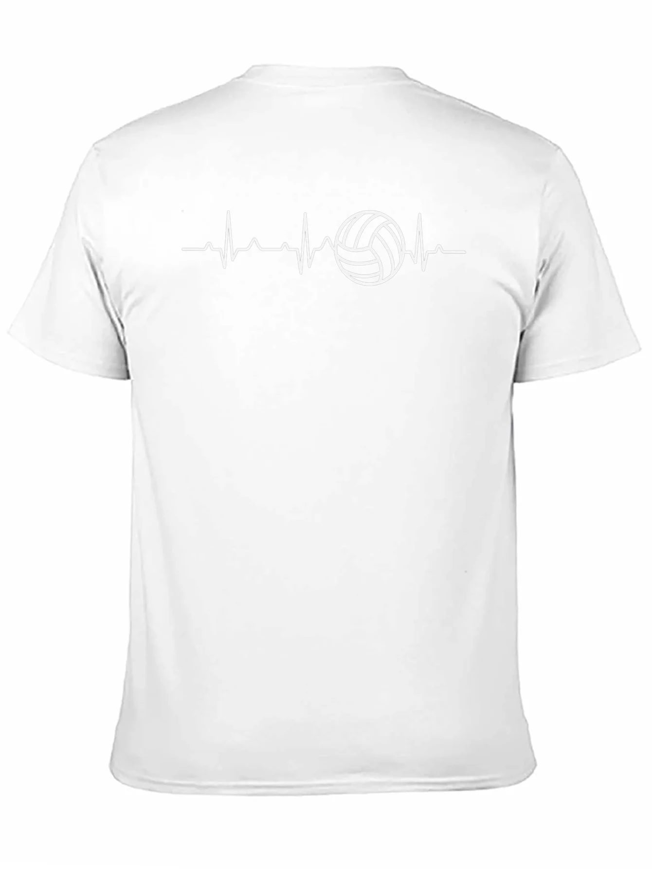 Volleyball Heartbeat Graphic Tee - Black T-Shirt