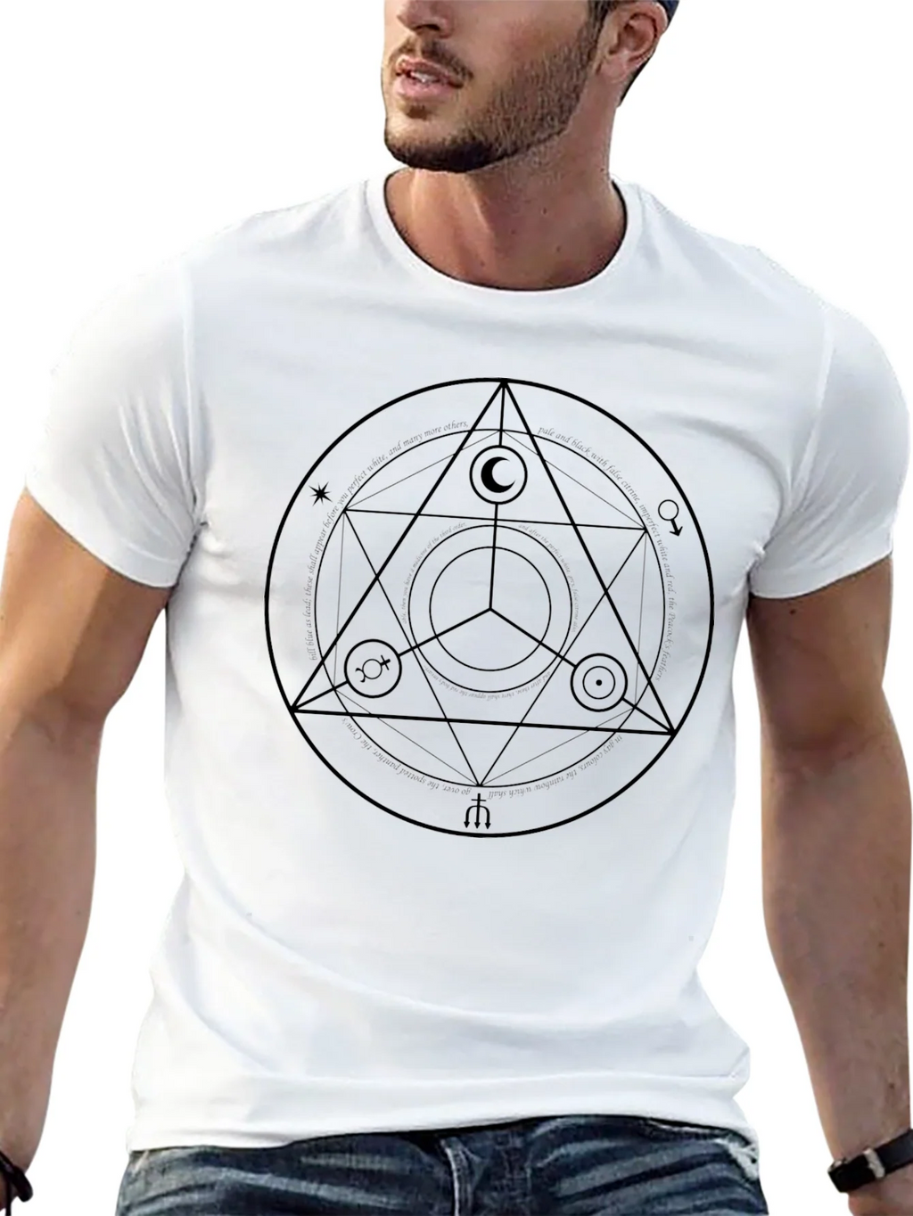 Symbolic Graphic Tee - Black Unisex Shirt