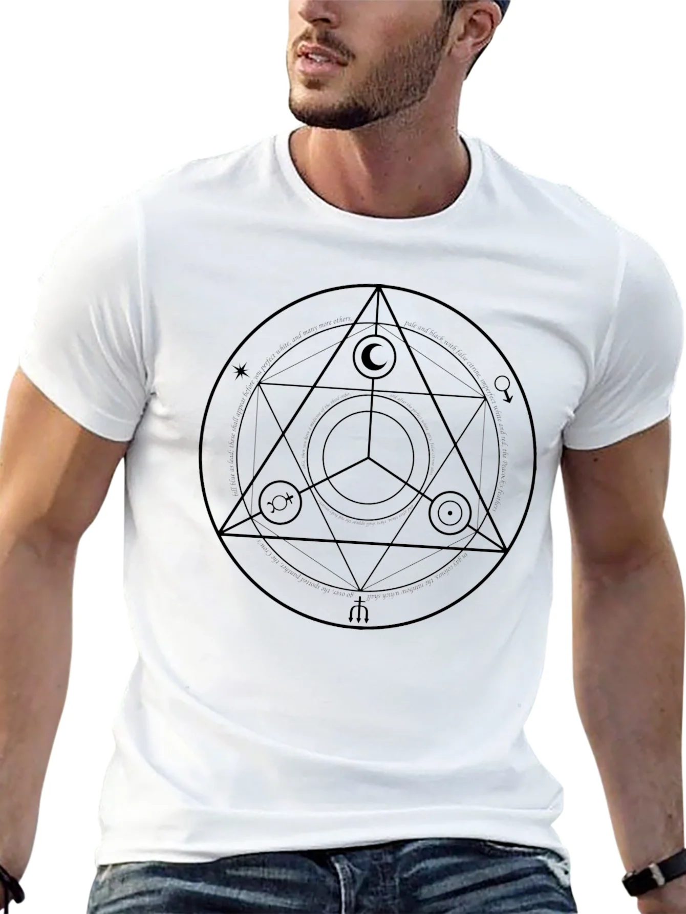 Symbolic Graphic Tee - Black Unisex Shirt