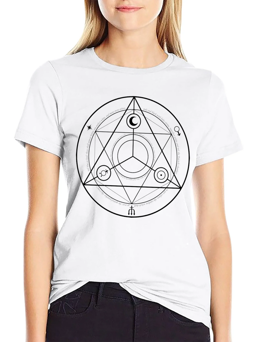 Symbolic Graphic Tee - Black Unisex Shirt