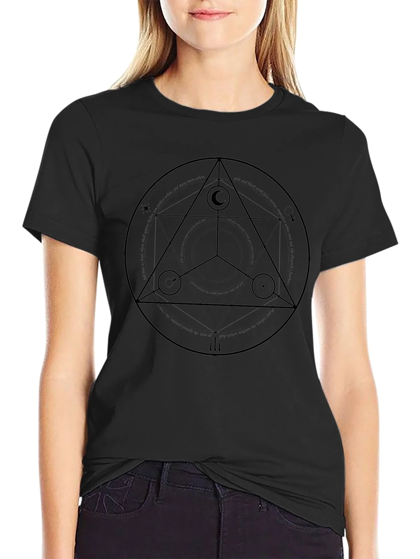Symbolic Graphic Tee - Black Unisex Shirt