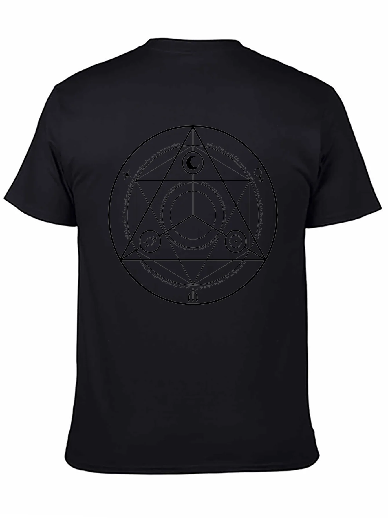 Symbolic Graphic Tee - Black Unisex Shirt