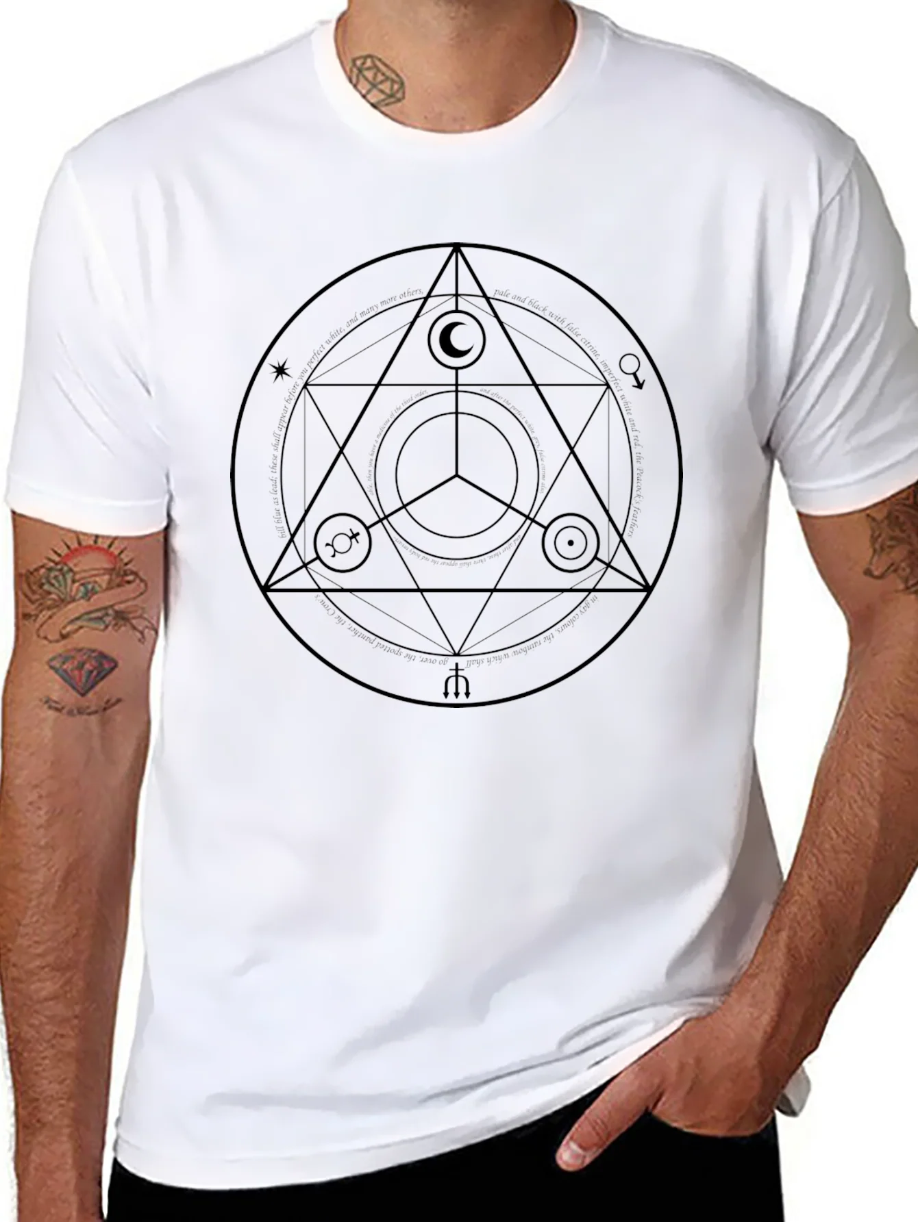 Symbolic Graphic Tee - Black Unisex Shirt