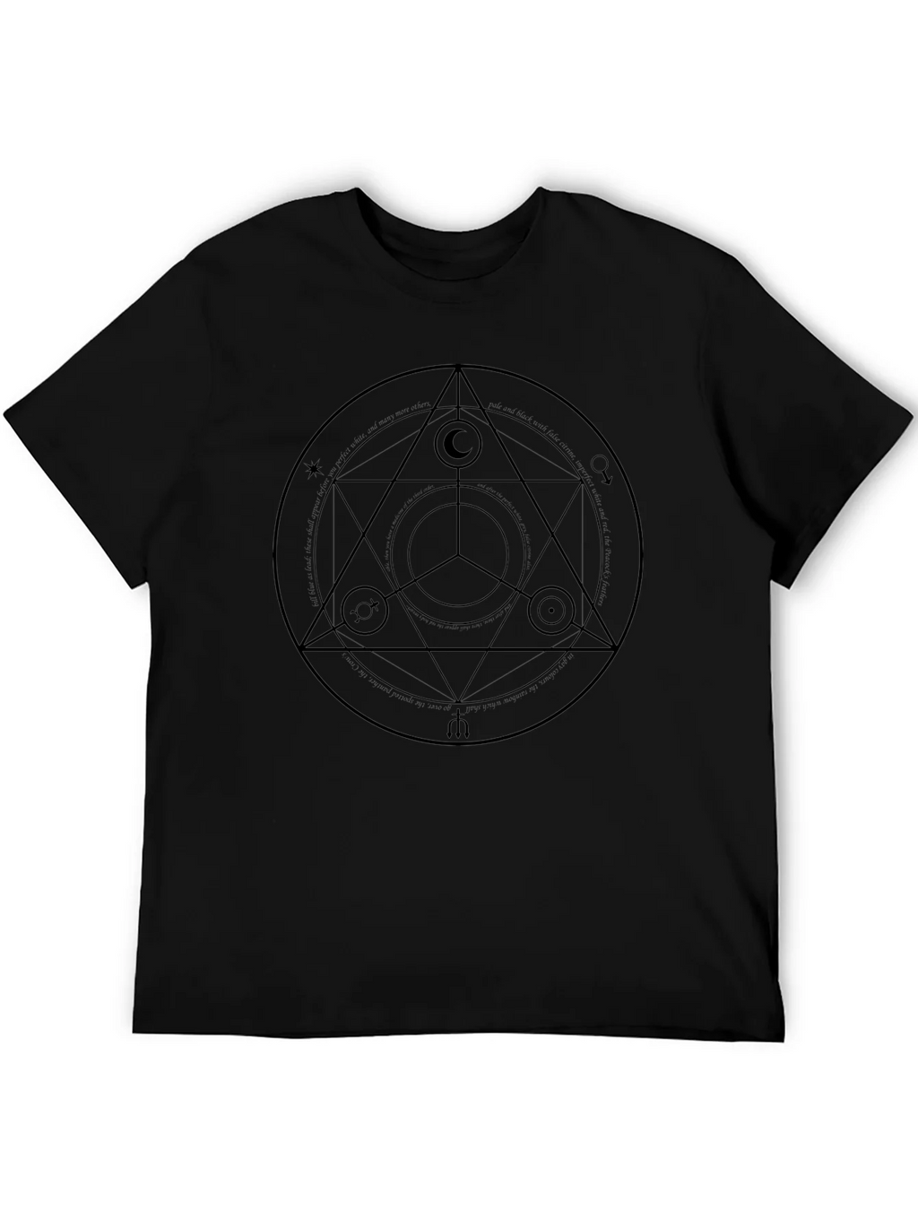 Symbolic Graphic Tee - Black Unisex Shirt