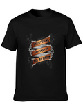 Everything Happens For No Reason Mens Black T-Shirt
