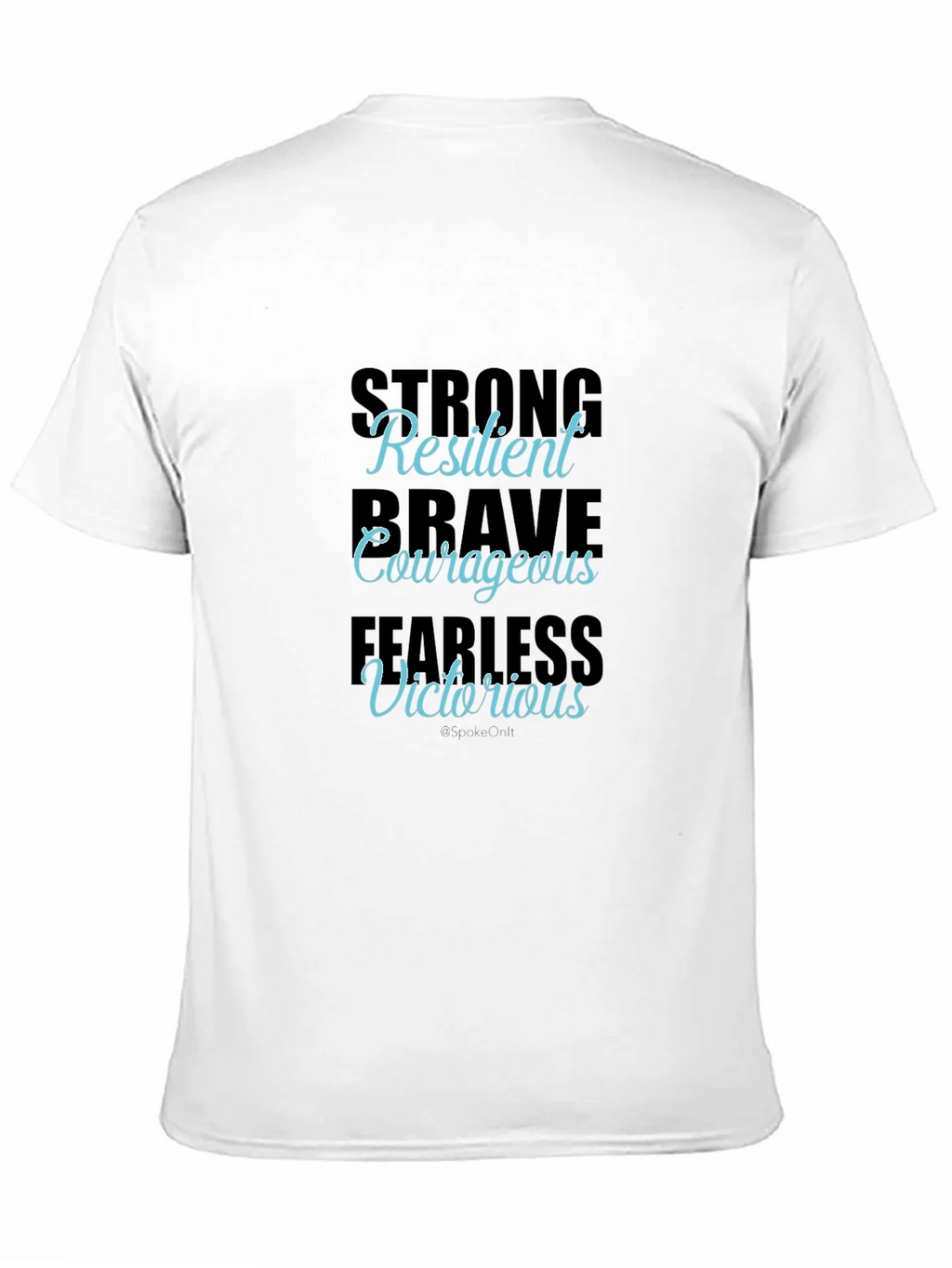 Resilient Graphic Tee - Motivational Black T-Shirt