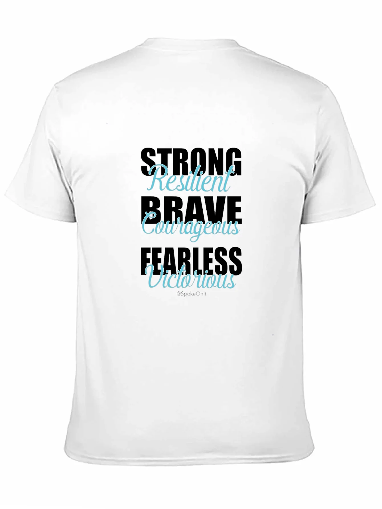 Resilient Graphic Tee - Motivational Black T-Shirt