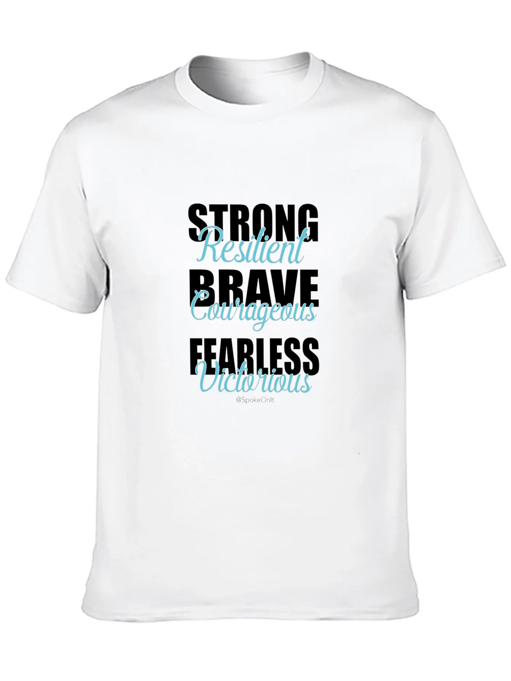 Resilient Graphic Tee - Motivational Black T-Shirt
