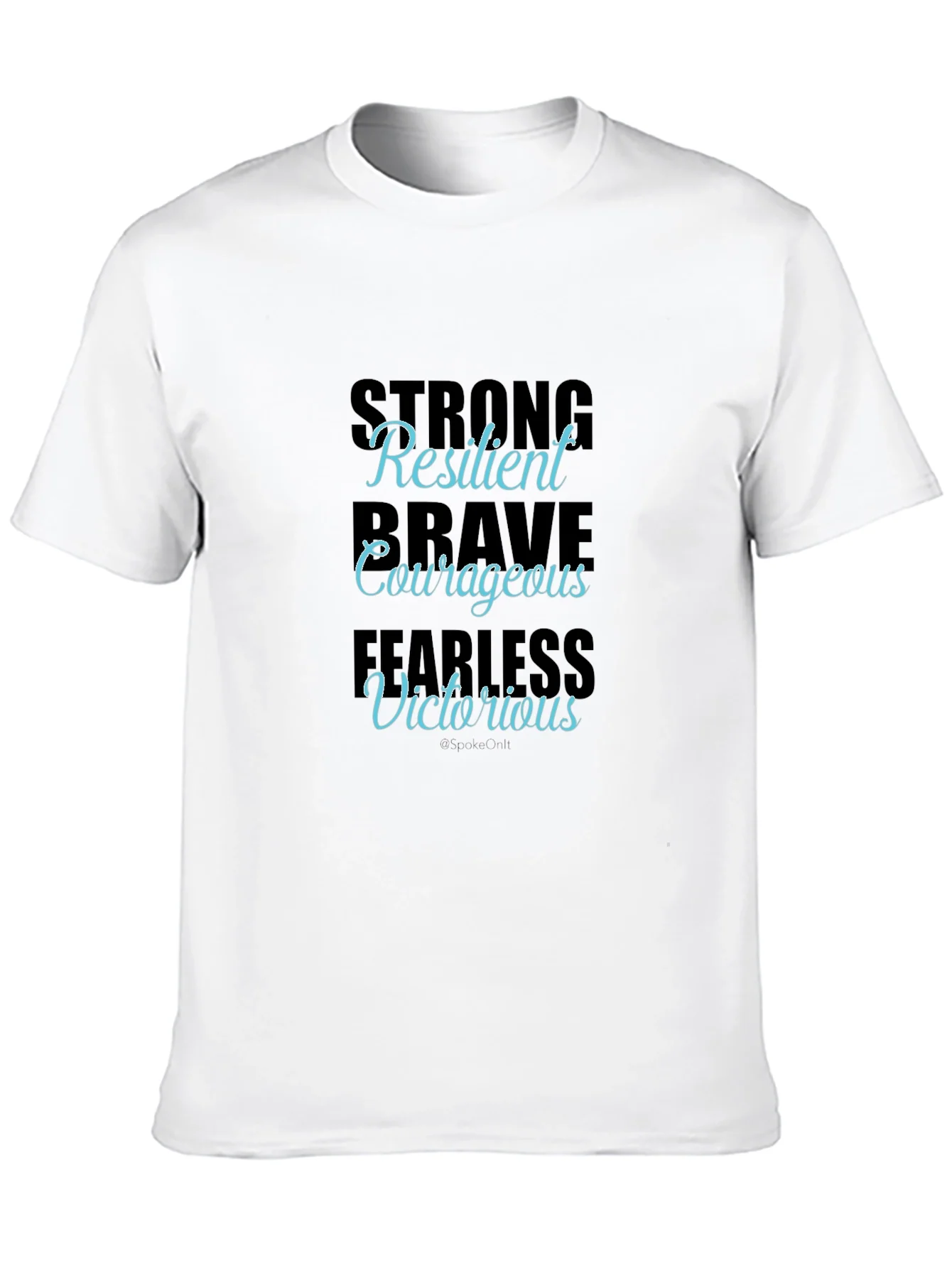 Resilient Graphic Tee - Motivational Black T-Shirt