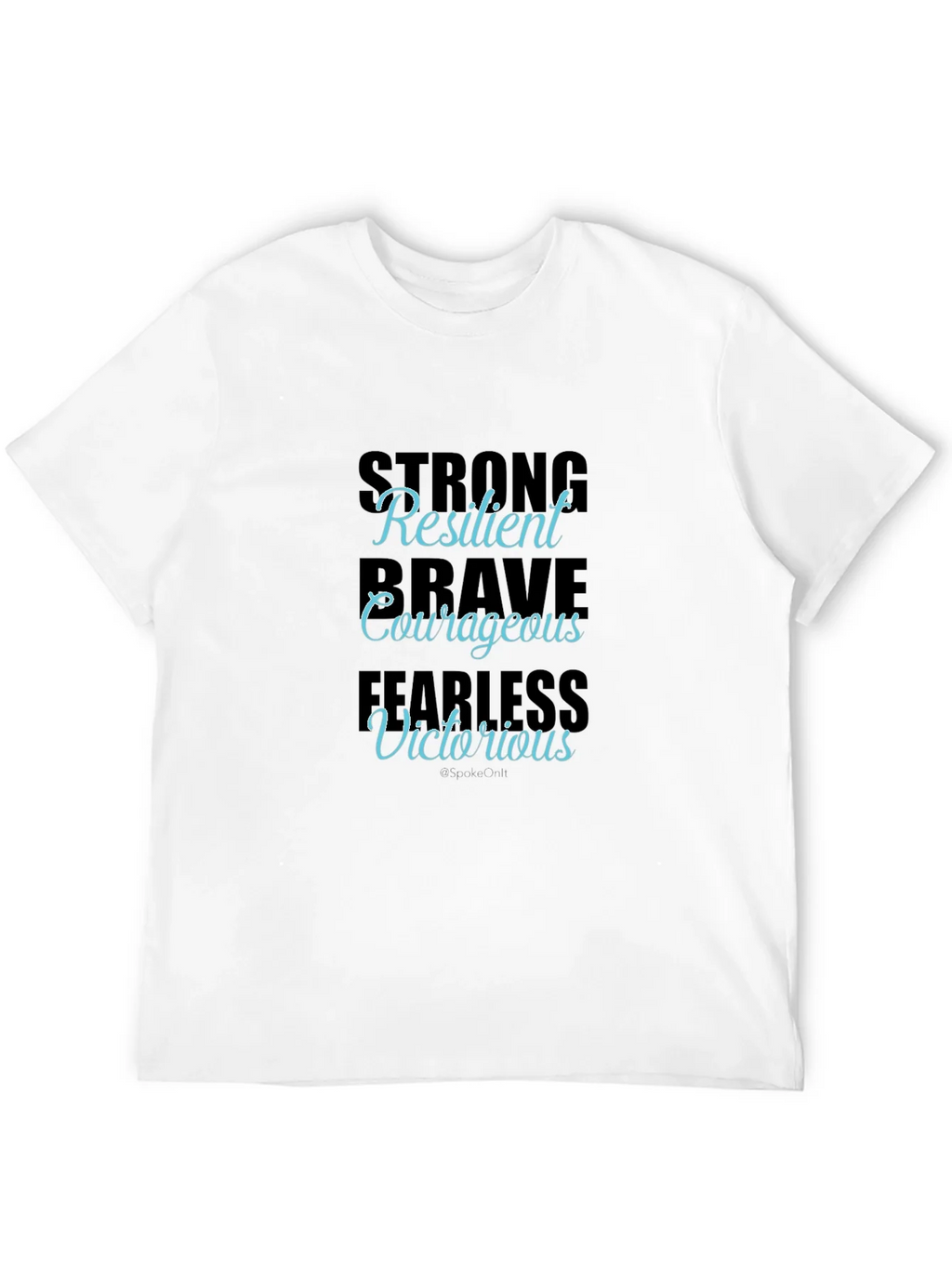 Resilient Graphic Tee - Motivational Black T-Shirt