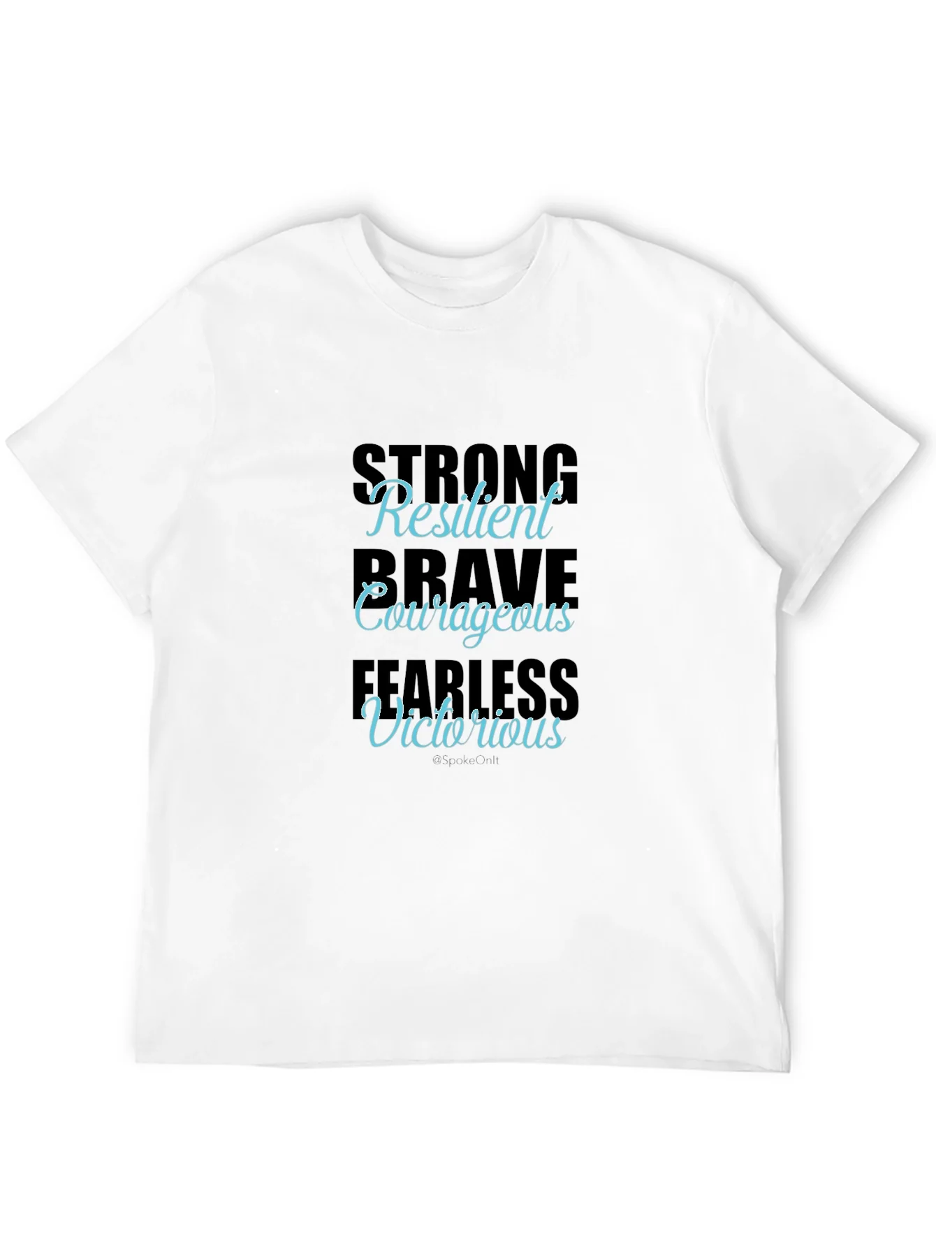 Resilient Graphic Tee - Motivational Black T-Shirt