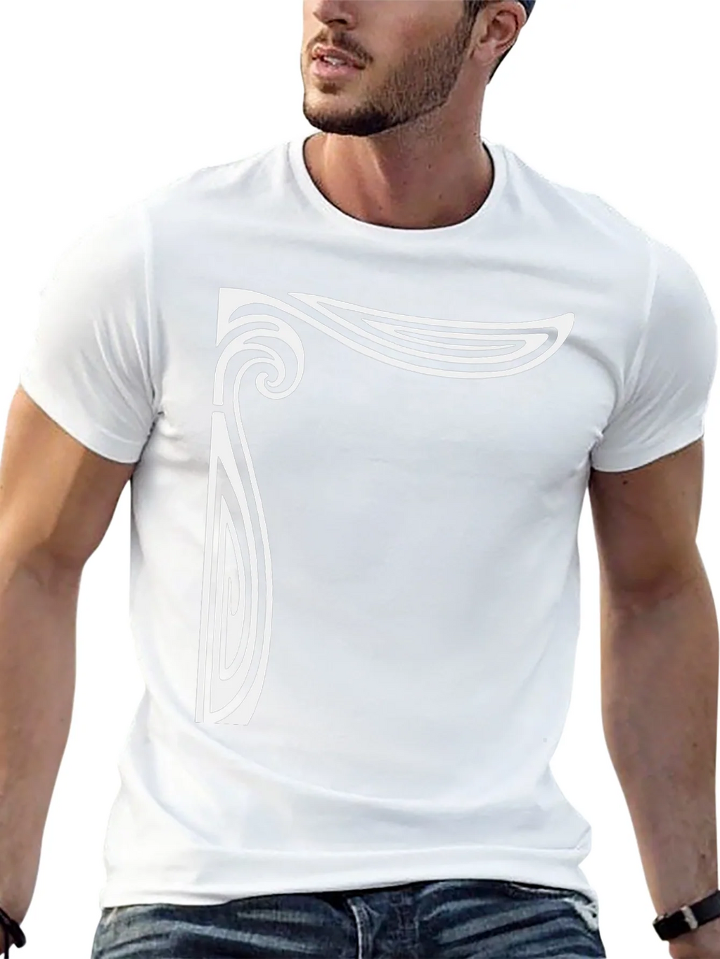 Modern Art Deco Style Graphic T-Shirt
