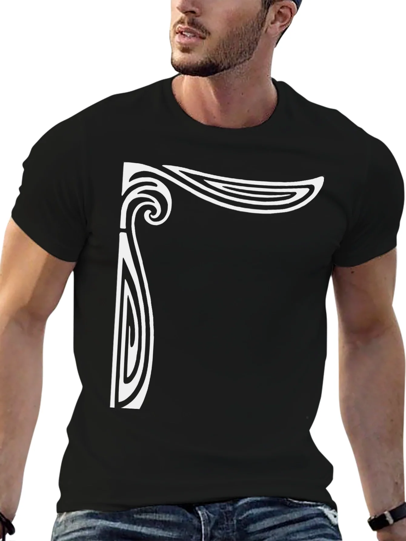 Modern Art Deco Style Graphic T-Shirt