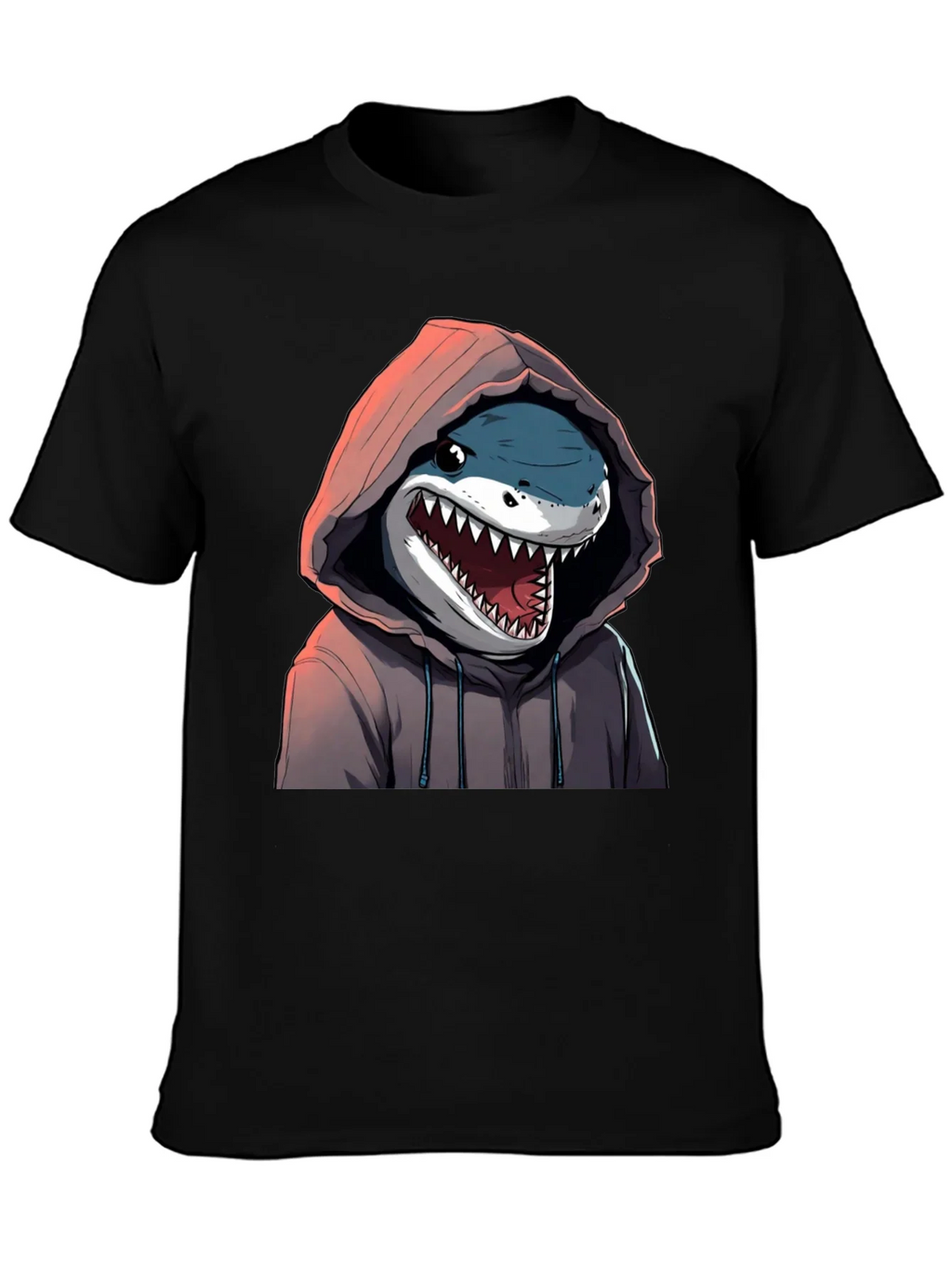 Shark Hoodie Graphic T-Shirt - Unique Design