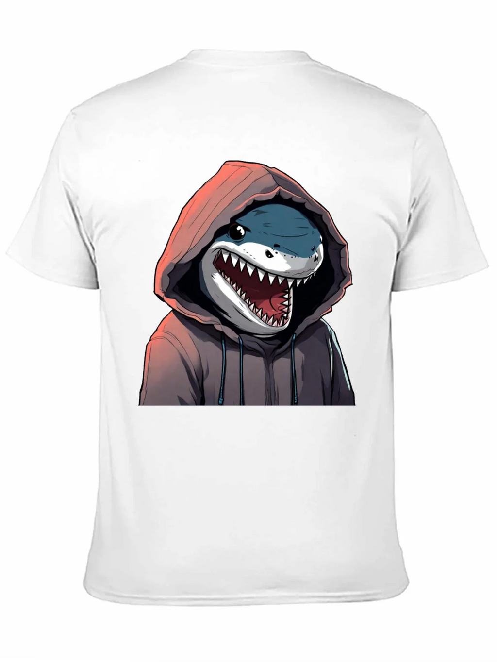 Shark Hoodie Graphic T-Shirt - Unique Design