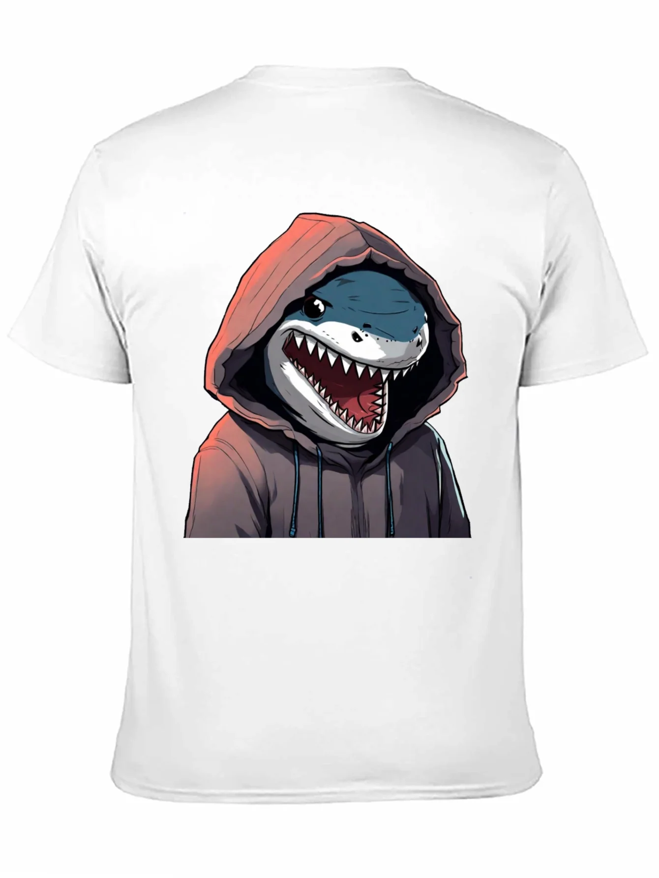 Shark Hoodie Graphic T-Shirt - Unique Design
