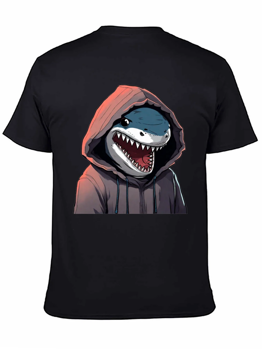 Shark Hoodie Graphic T-Shirt - Unique Design