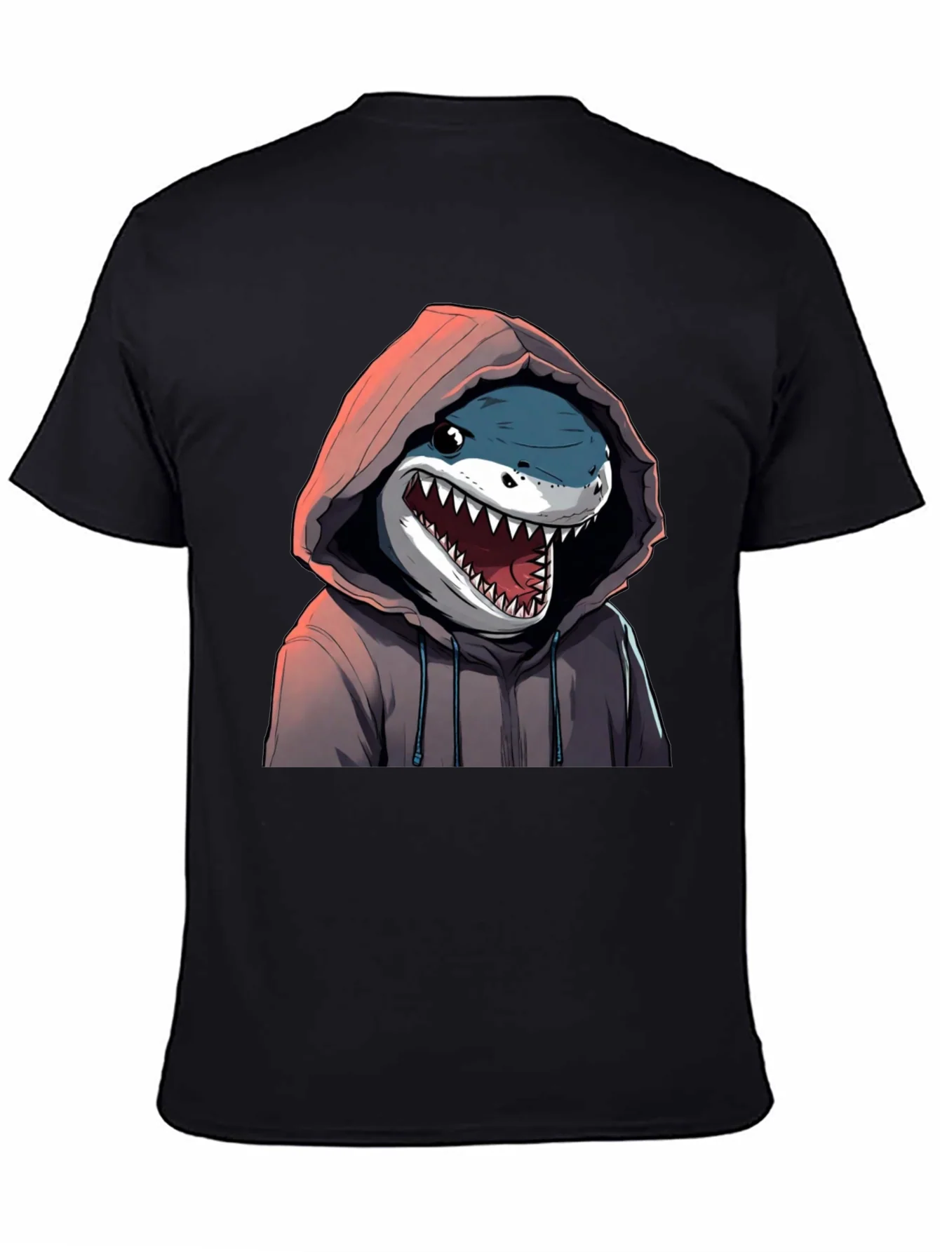 Shark Hoodie Graphic T-Shirt - Unique Design