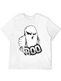 Boo! Ghost Graphic T-Shirt - Halloween Spooktacular