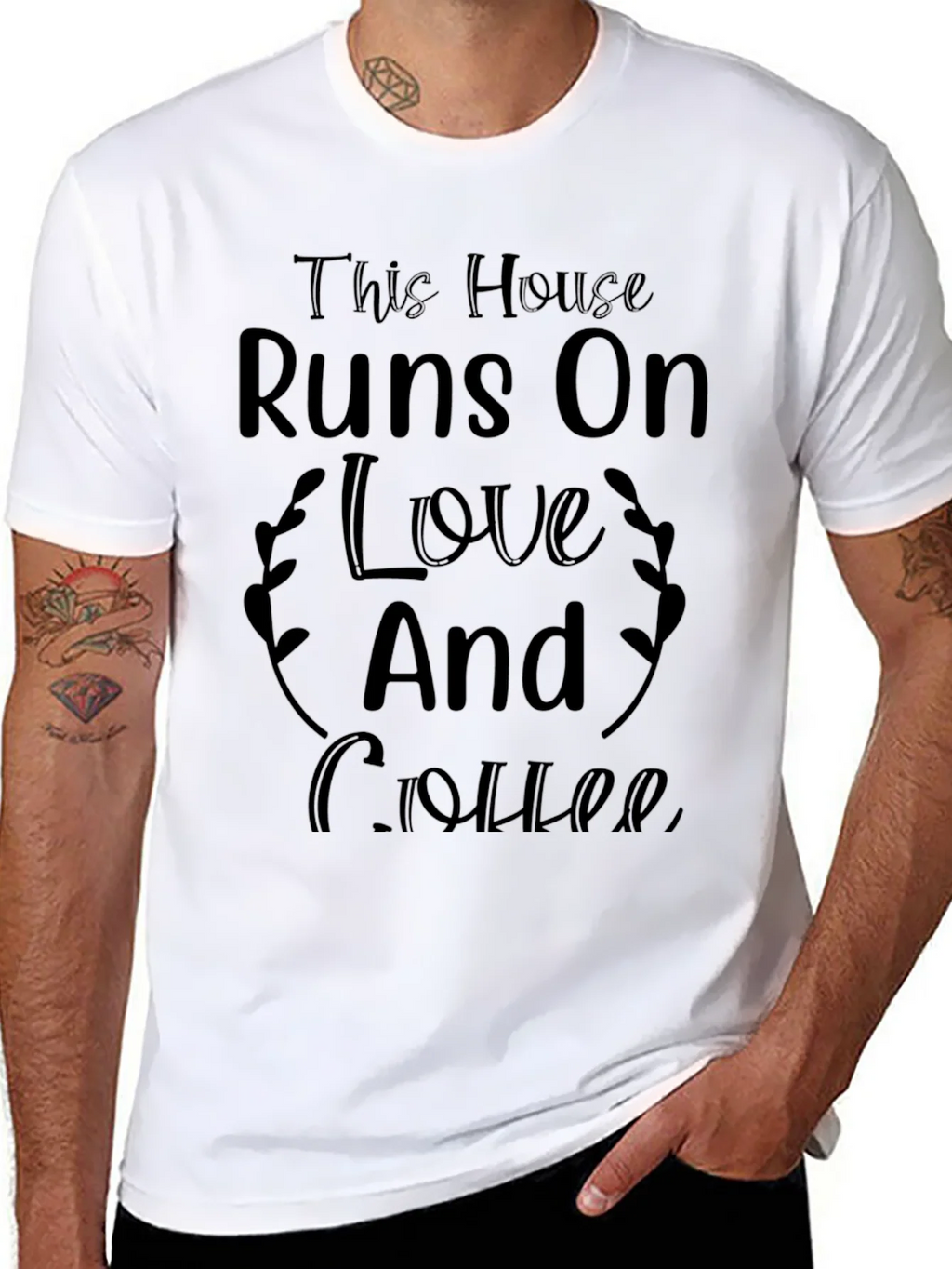 This House Runs on Love and Coffee T-Shirt