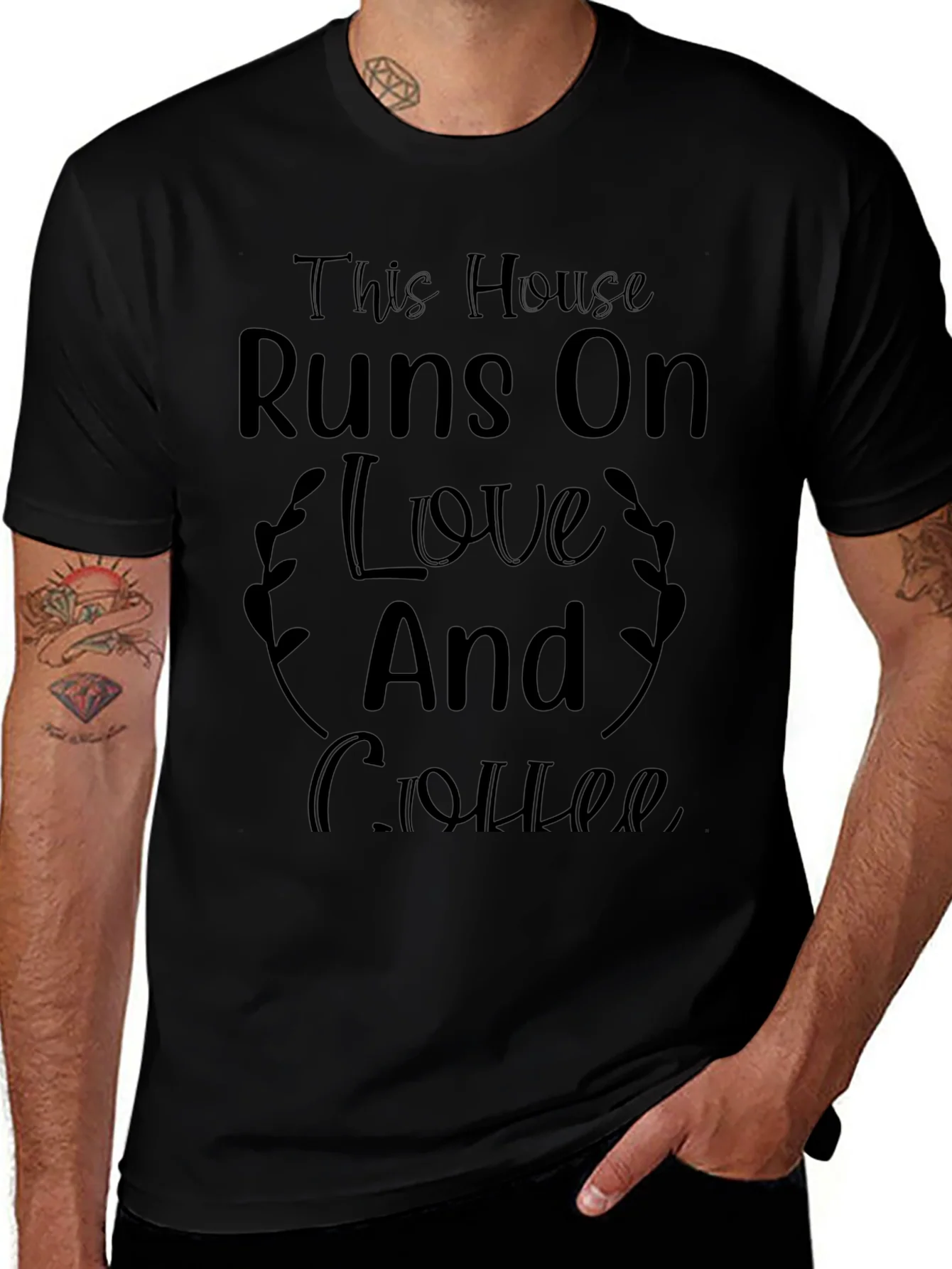 This House Runs on Love and Coffee T-Shirt