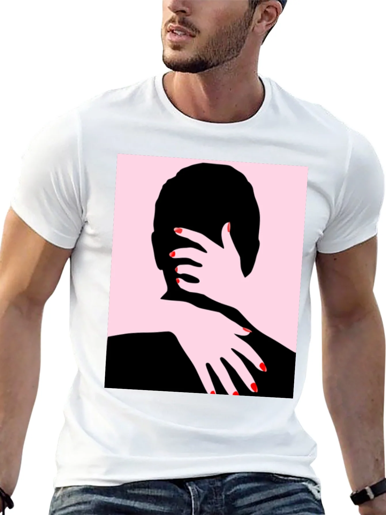 Embrace Graphic Tee - Stylish Cotton Blend Shirt