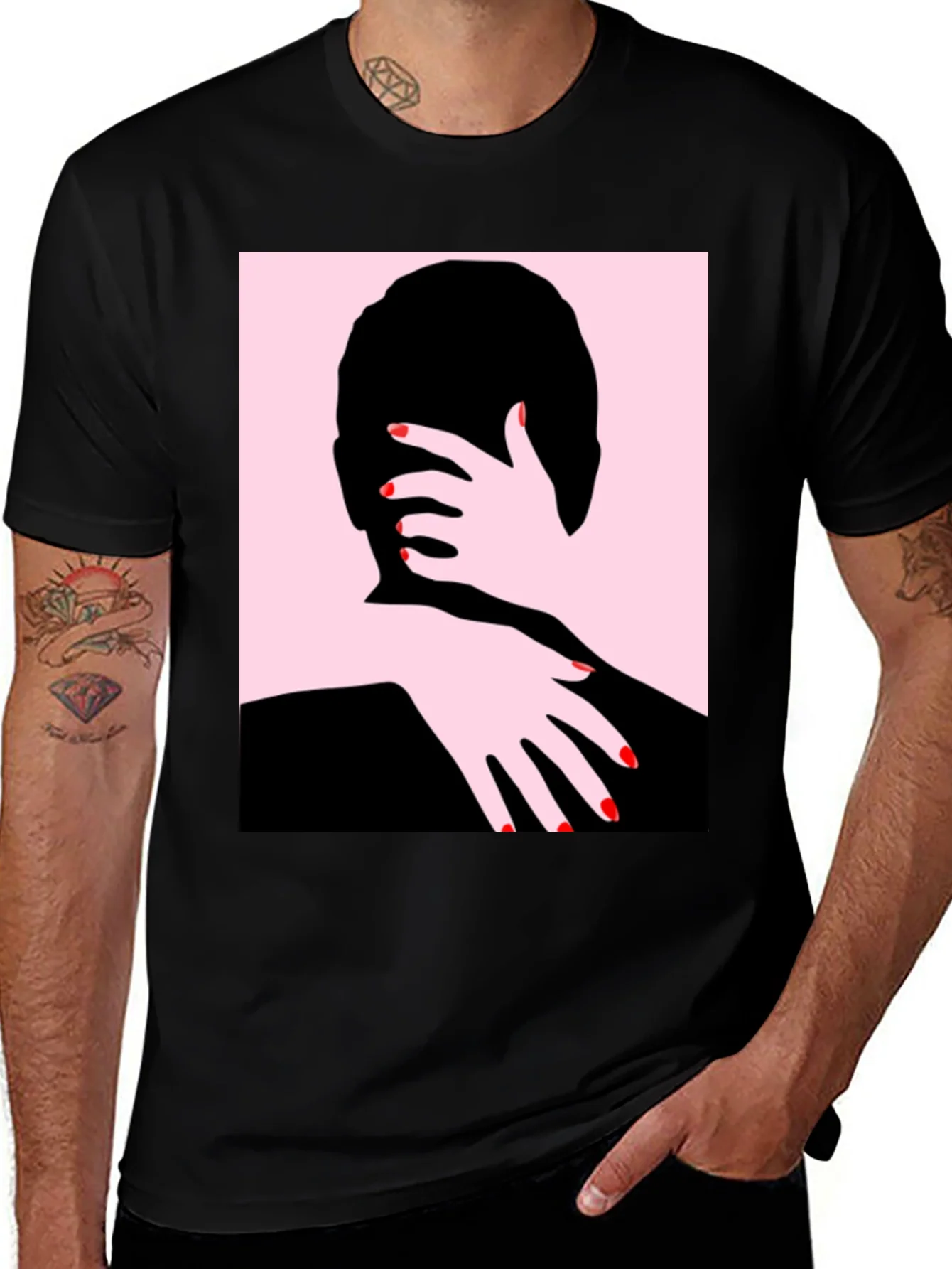 Embrace Graphic Tee - Stylish Cotton Blend Shirt