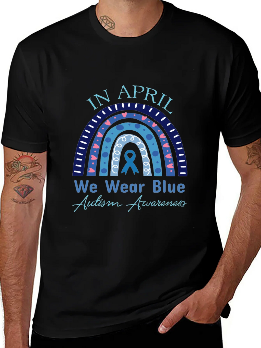Autism Awareness T-Shirt - In April We Wear Blue