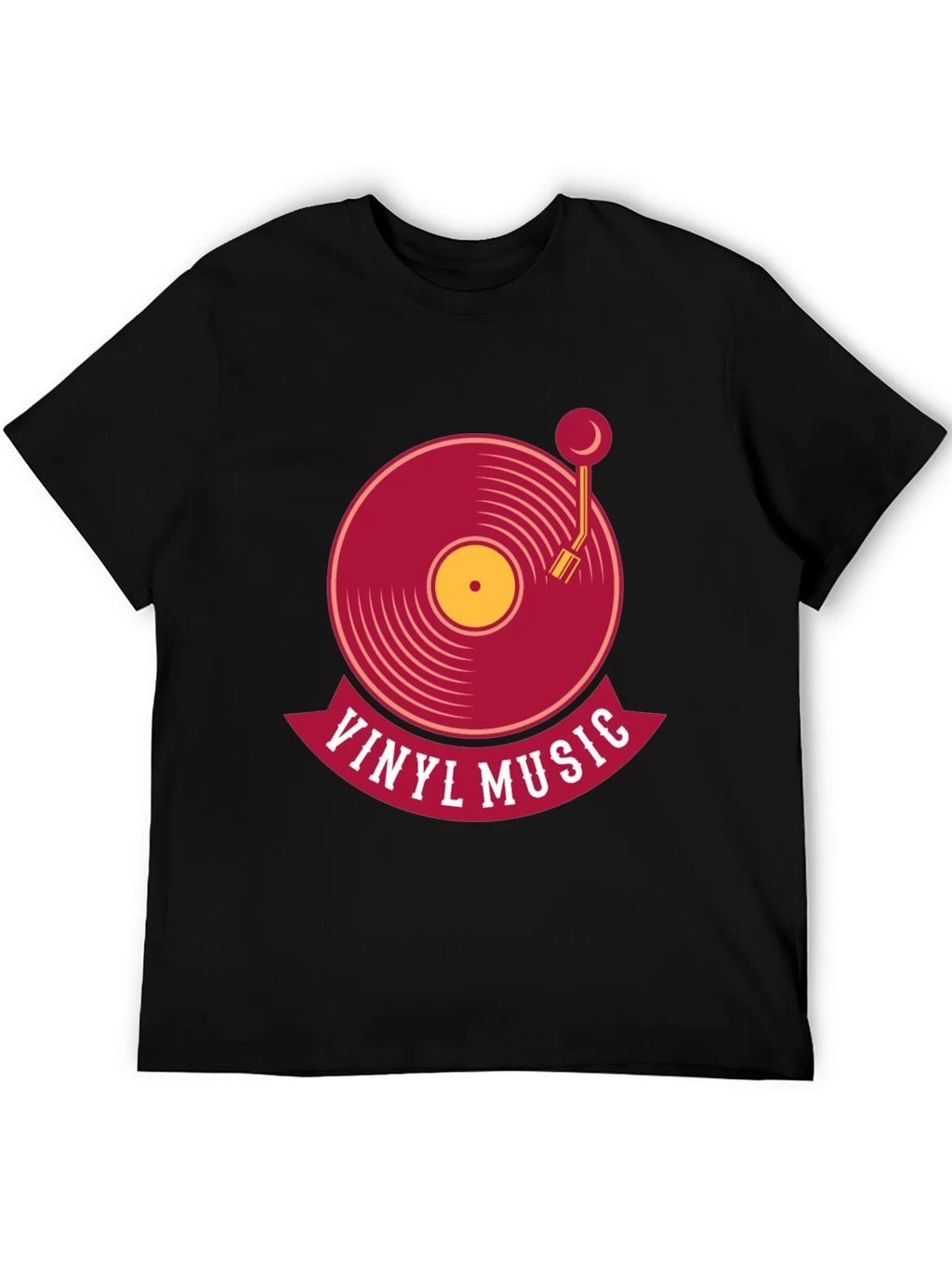 Vinyl Music Graphic T-Shirt
