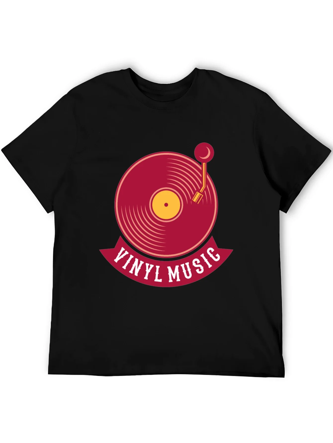 Vinyl Music Graphic T-Shirt