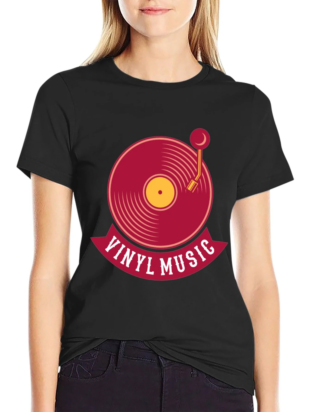 Vinyl Music Graphic T-Shirt