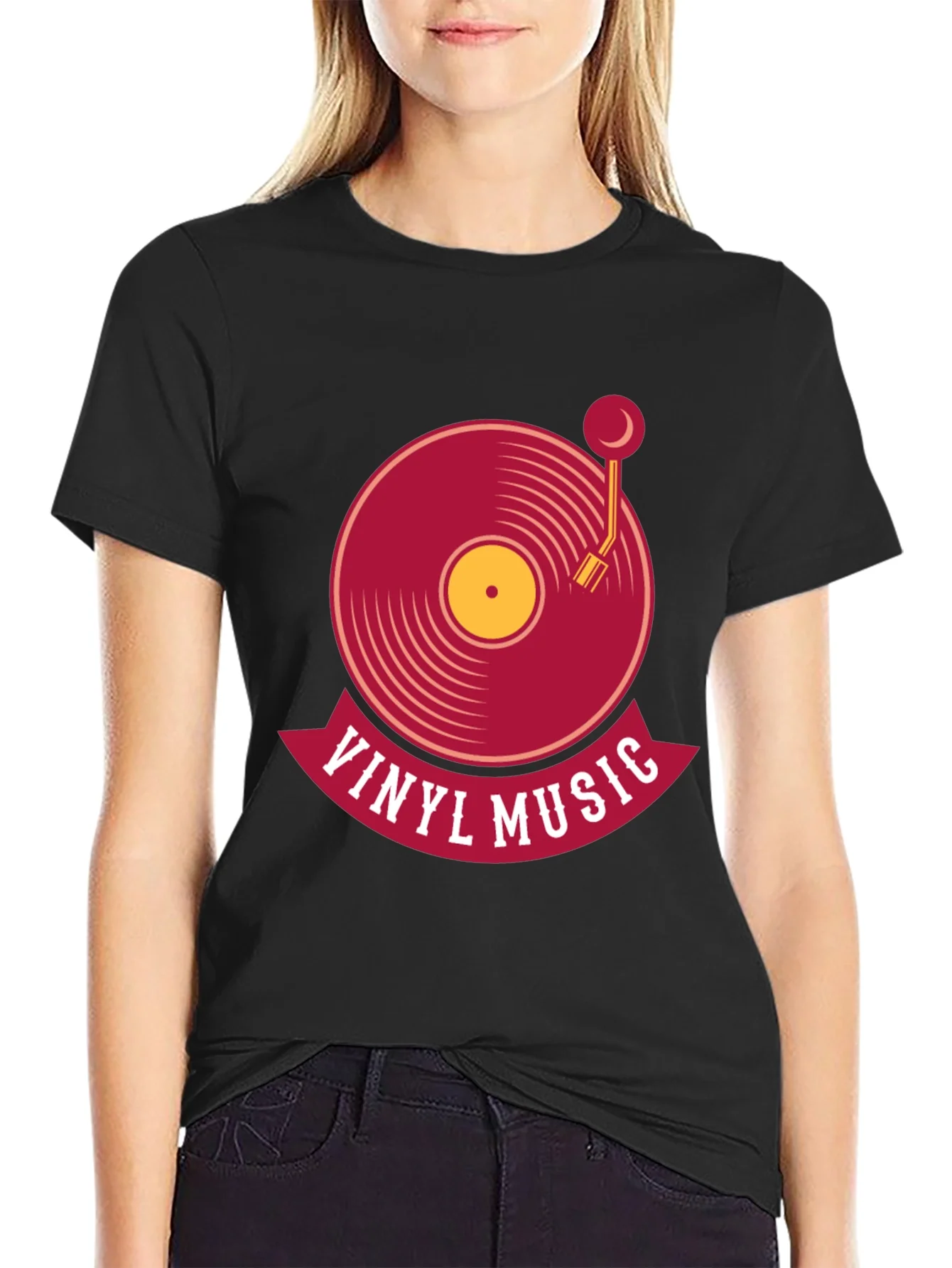 Vinyl Music Graphic T-Shirt