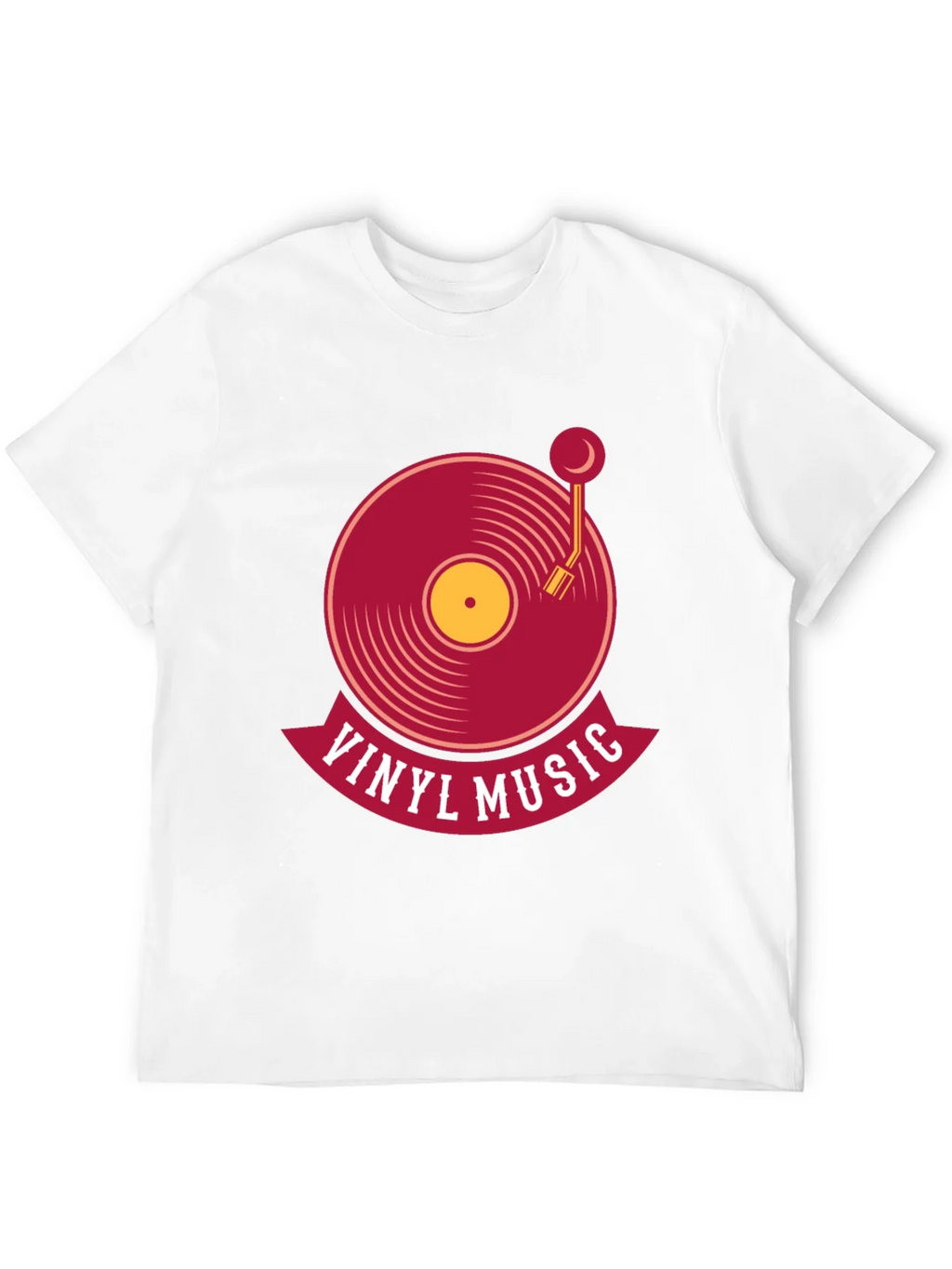 Vinyl Music Graphic T-Shirt