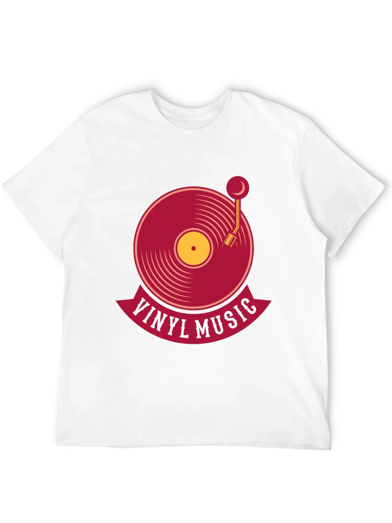 Vinyl Music Graphic T-Shirt