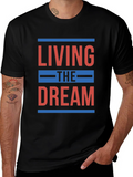 Living the Dream Graphic T-Shirt - Black