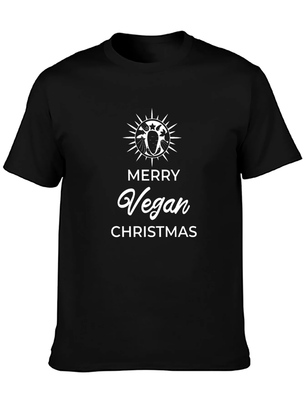 Merry Vegan Christmas T-Shirt - Holiday Gift