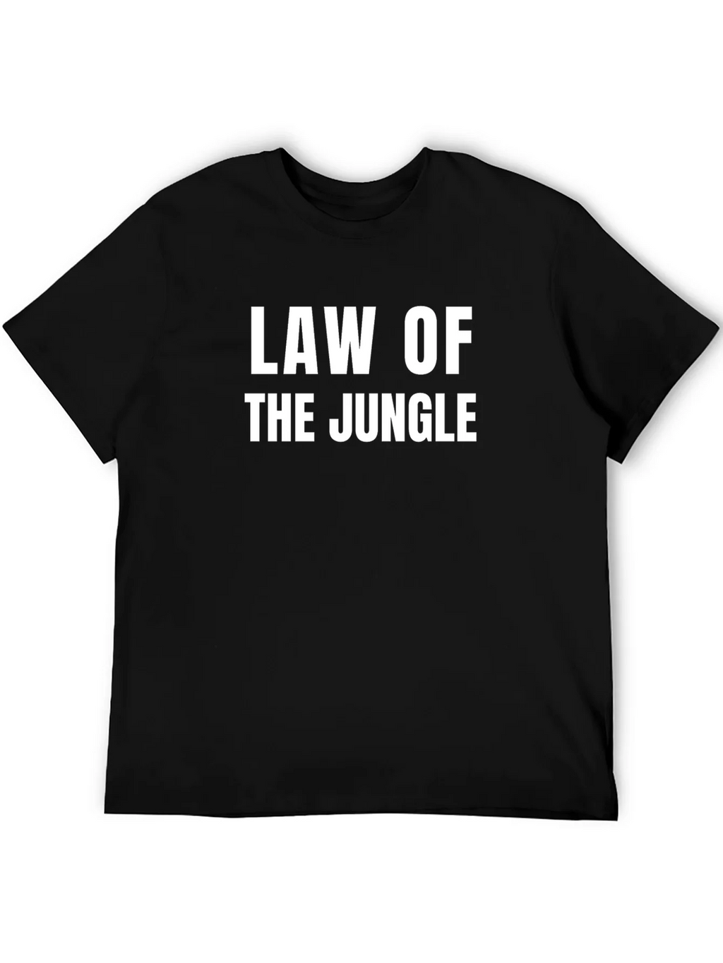 Law of the Jungle T-Shirt - Black Graphic Tee