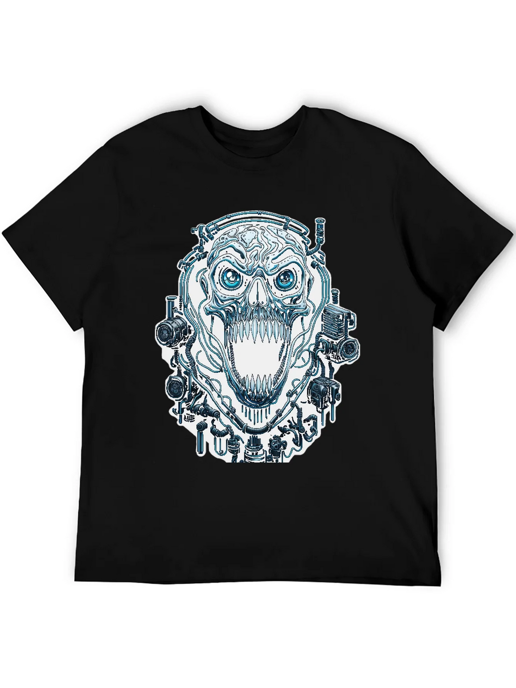 Steampunk Skull T-Shirt - Edgy Graphic Tee