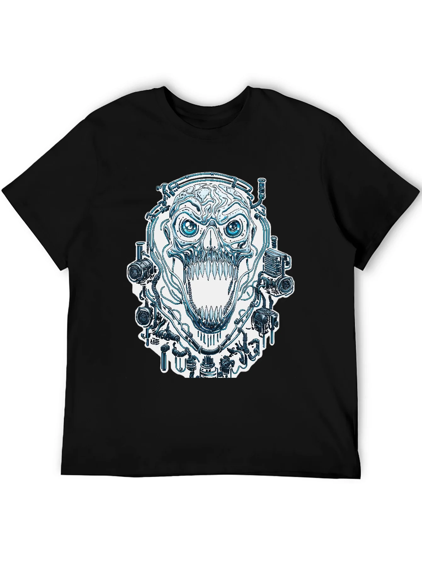 Steampunk Skull T-Shirt - Edgy Graphic Tee