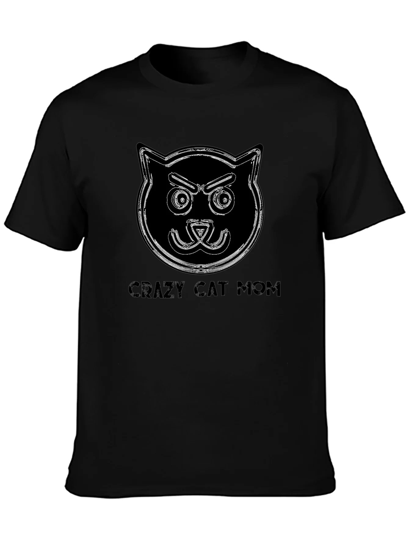 Crazy Cat Mom T-Shirt - Funny Cat Lover Tee