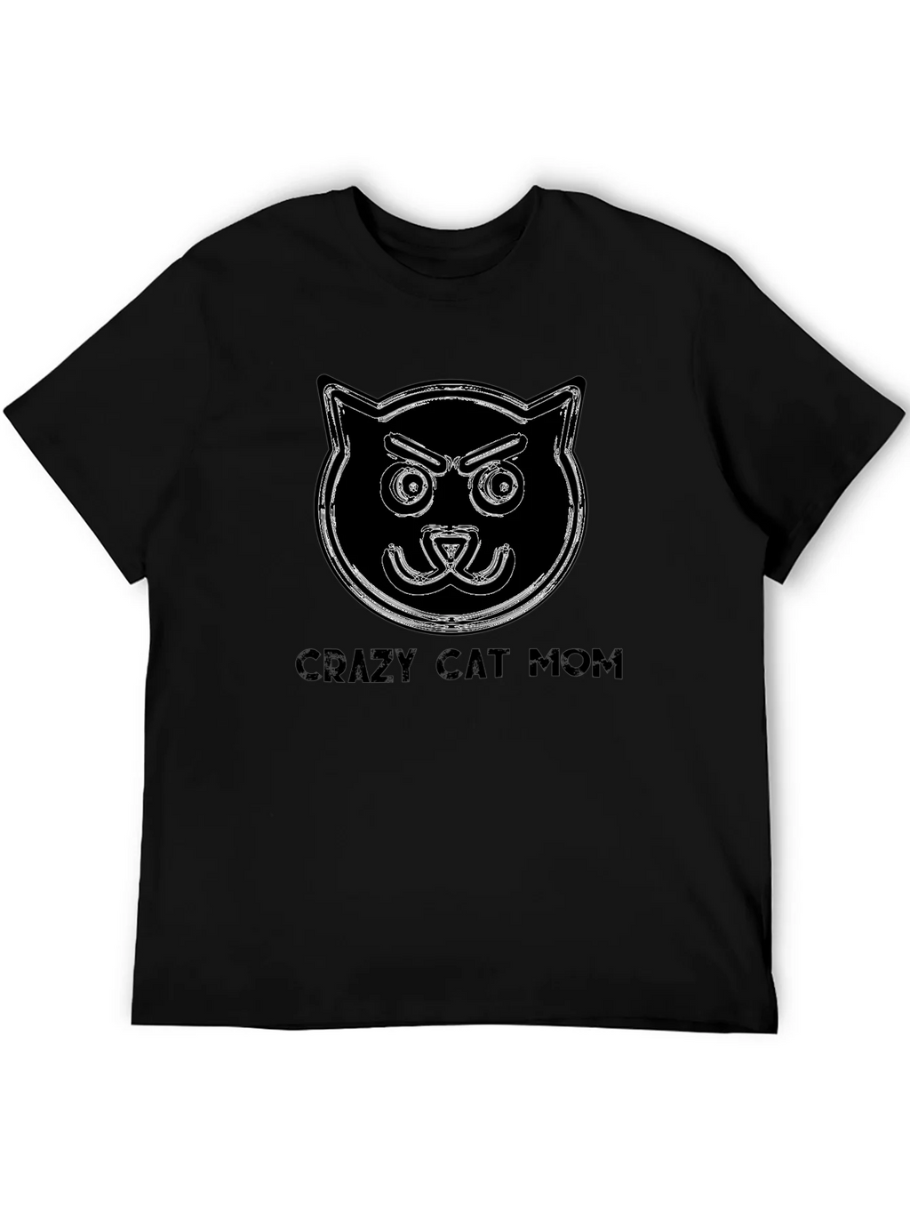 Crazy Cat Mom T-Shirt - Funny Cat Lover Tee