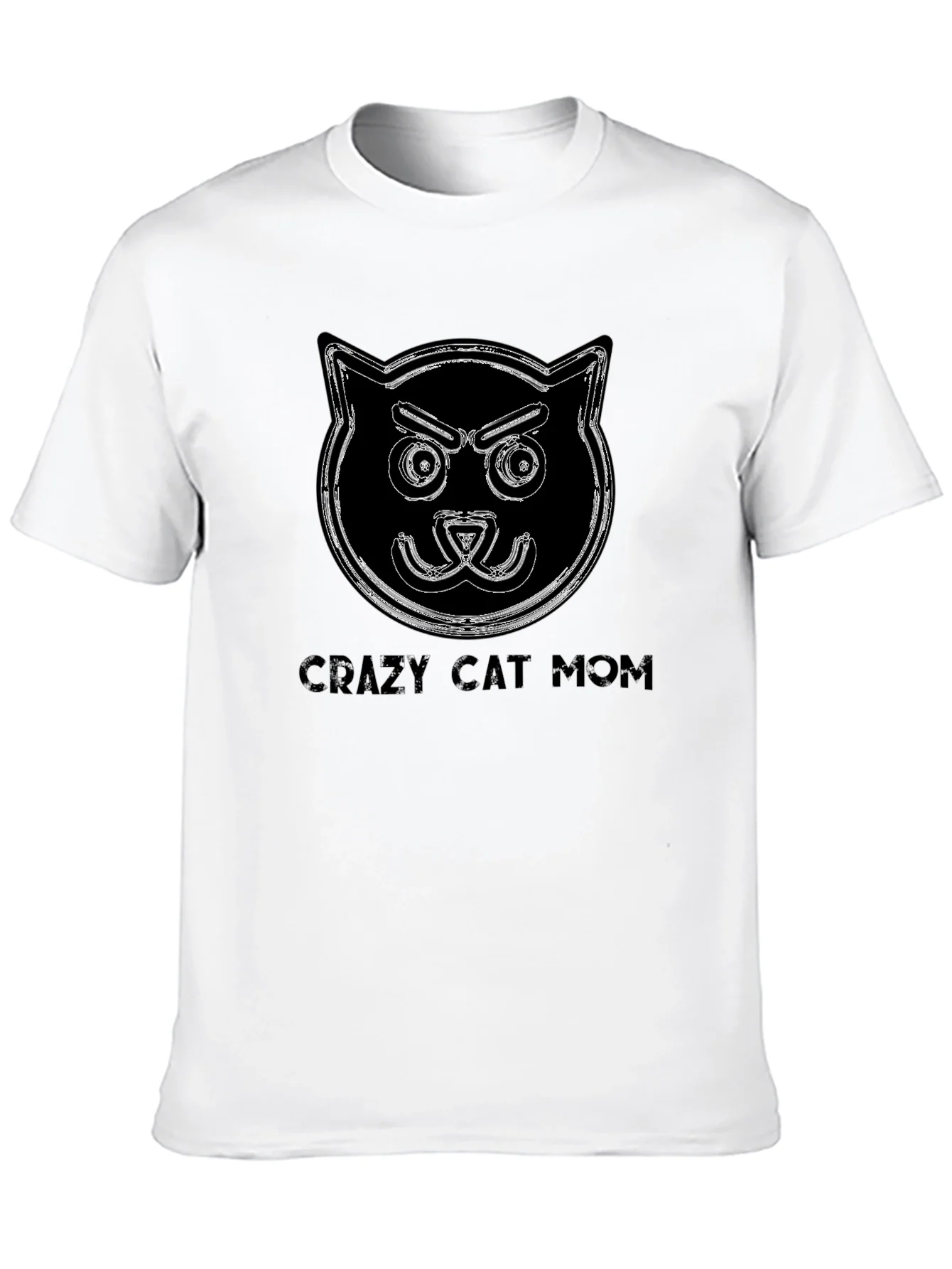 Crazy Cat Mom T-Shirt - Funny Cat Lover Tee