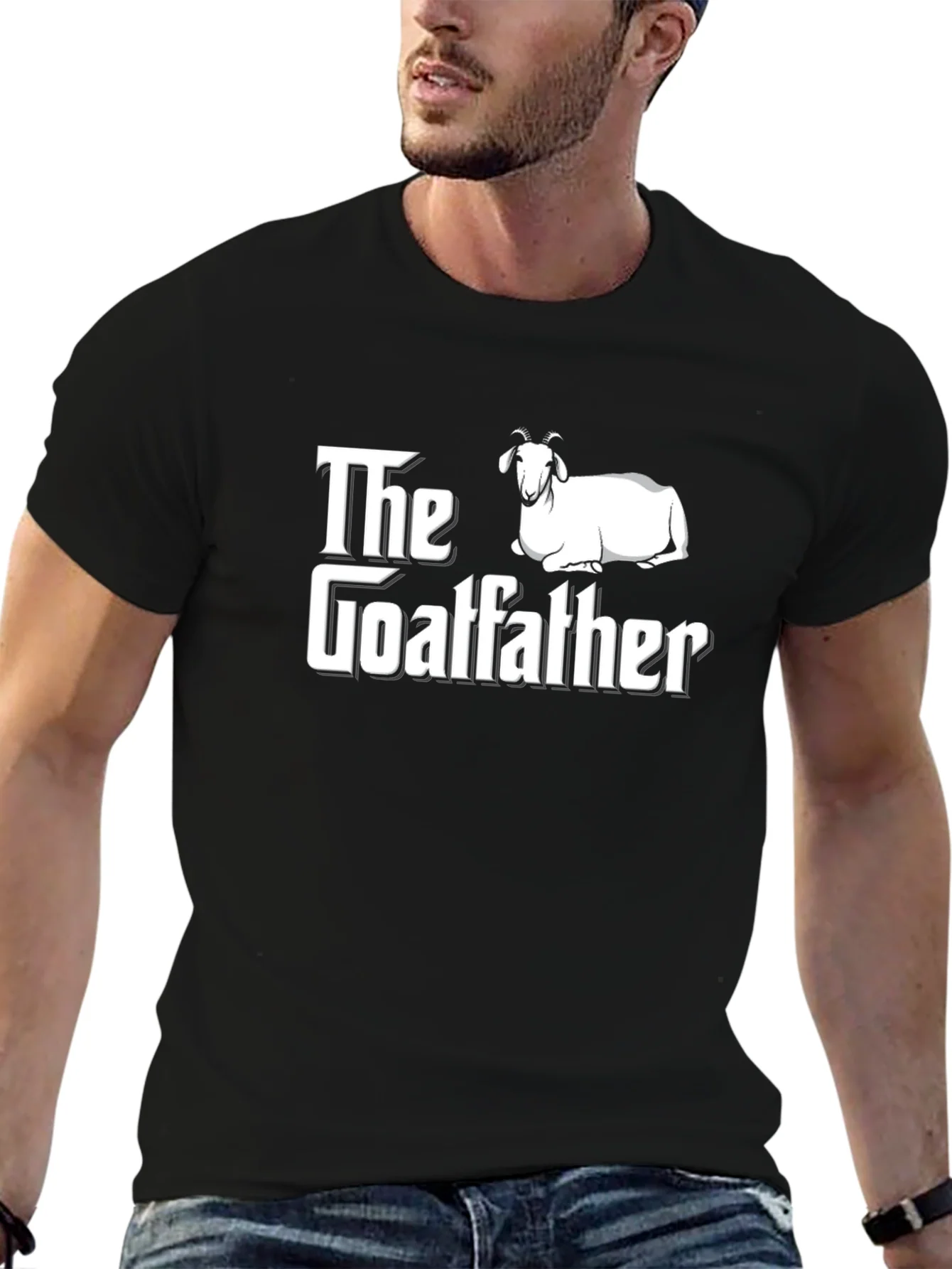 The Goatfather Funny Graphic T-Shirt