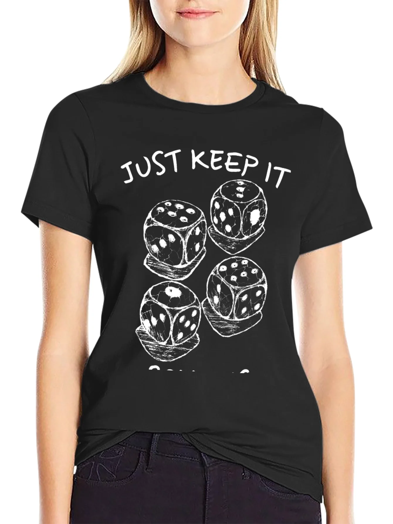 Dice Graphic T-Shirt - Gamer Style Tee