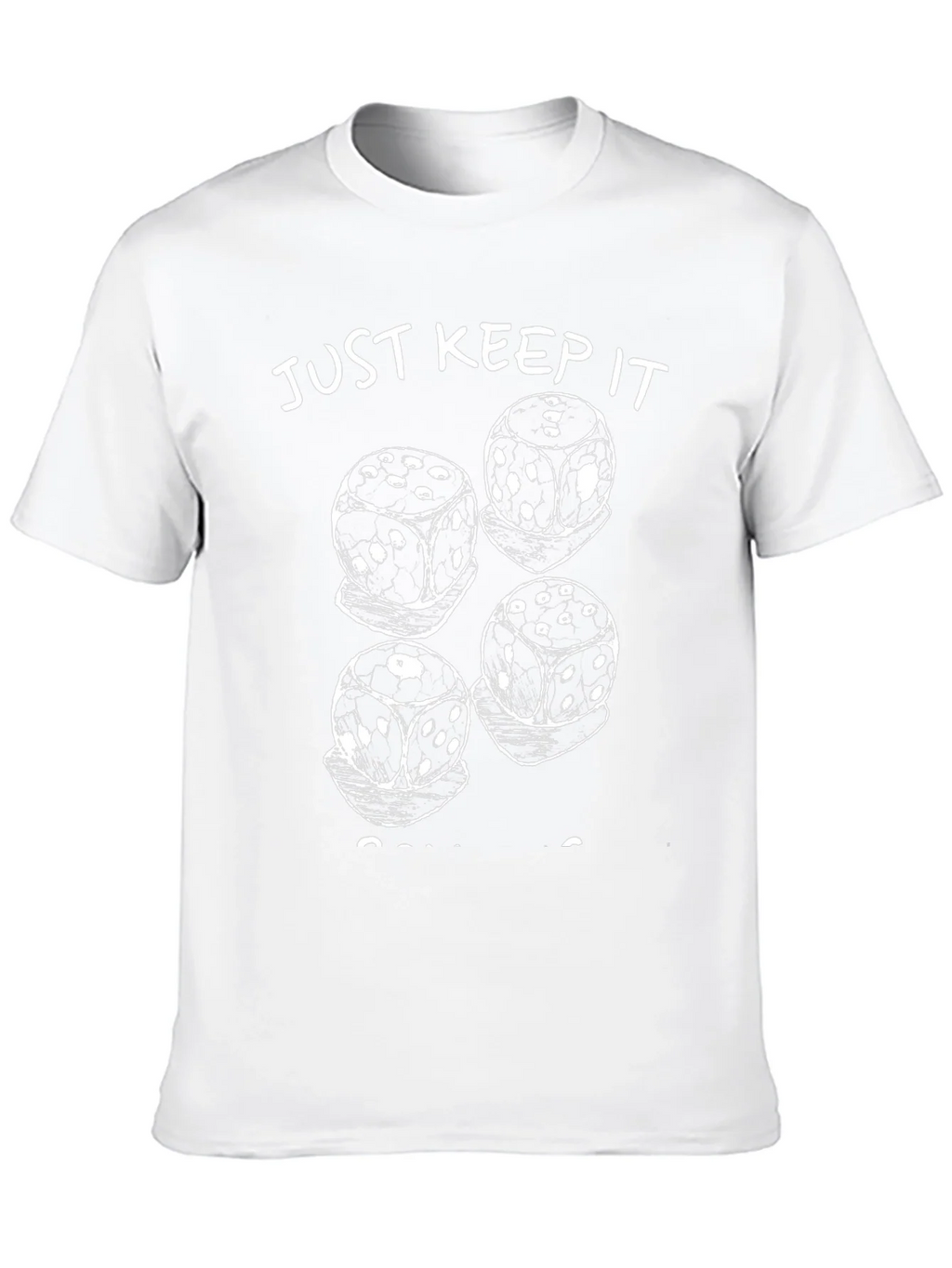 Dice Graphic T-Shirt - Gamer Style Tee