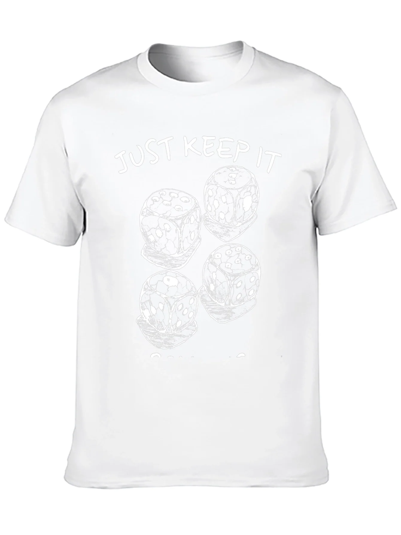 Dice Graphic T-Shirt - Gamer Style Tee